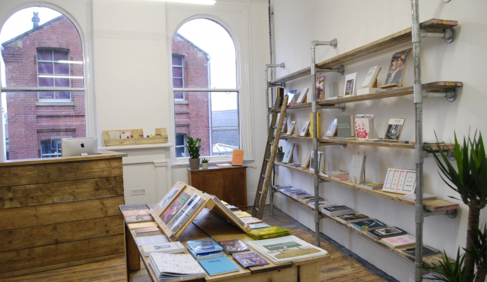 Interior photo of Village bookshop